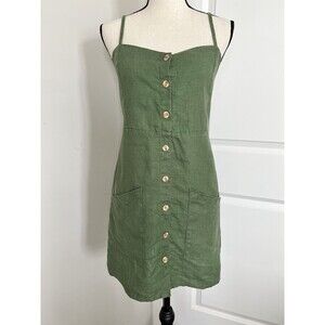 Faithfull the Brand Green Mini Dress